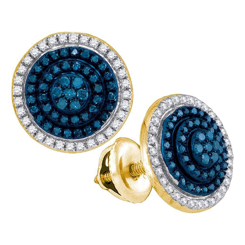 Concentric Earrings in Gold