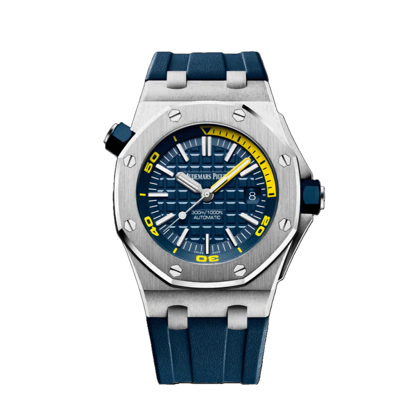 Audemars Piguet 42mm Royal Oak Offshore Diver Blue Watch 15710ST