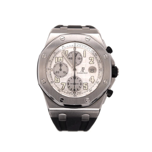 Audemars Piguet Royal Oak Offshore 42mm Silver Dial Stainless Steel Watch 26020ST