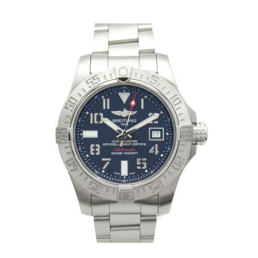 Breitling Avenger II 45mm Seawolf Stainless Steel Watch A17731