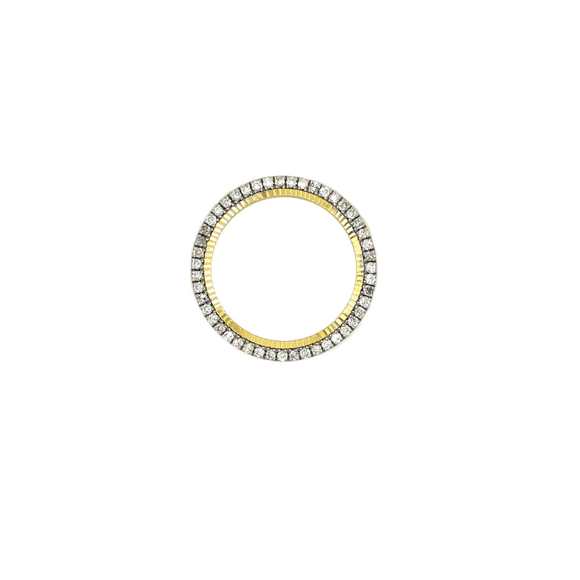 For Rolex 26mm 0.75ct Gold Plating Diamond Bezel