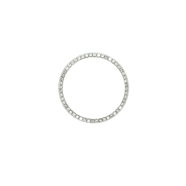 For Rolex 34mm 2.00ct Steel Diamond Bezel