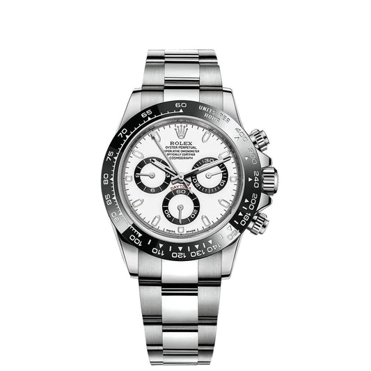 Rolex Cosmograp Daytona 2018 40mm White Dial & Black Bezel Oysterteel Watch 116500LN