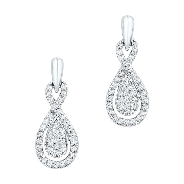 Teardrop  Diamond  Earrings