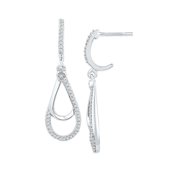 Diamond Teardrop Earrings