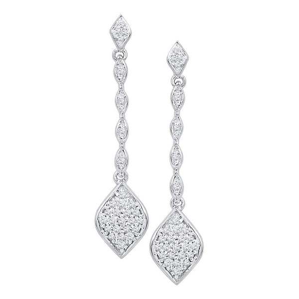 Diamond drop Dangle Earrings