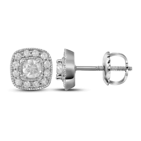 solitaire diamond earrings