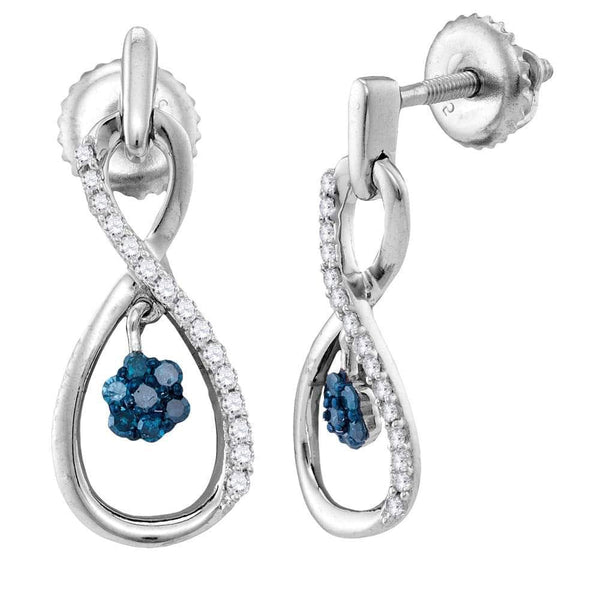 Diamond Infinity Earrings