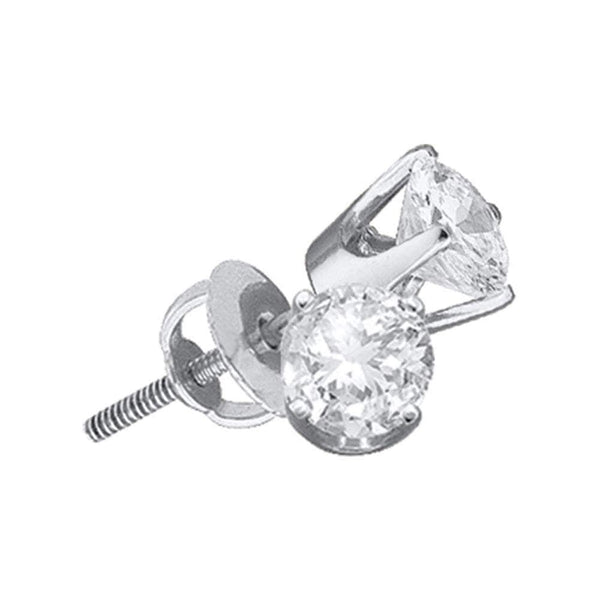 big diamond stud earrings