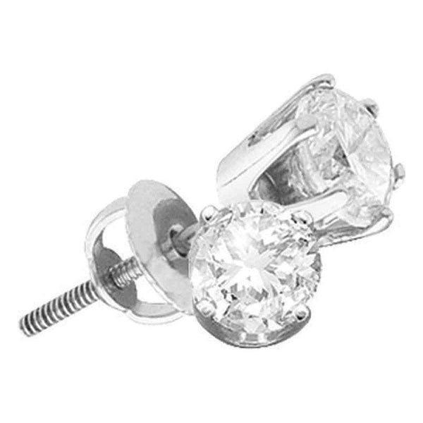 big diamond stud earrings