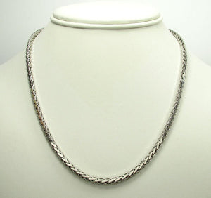 18 inch White Gold Chain 