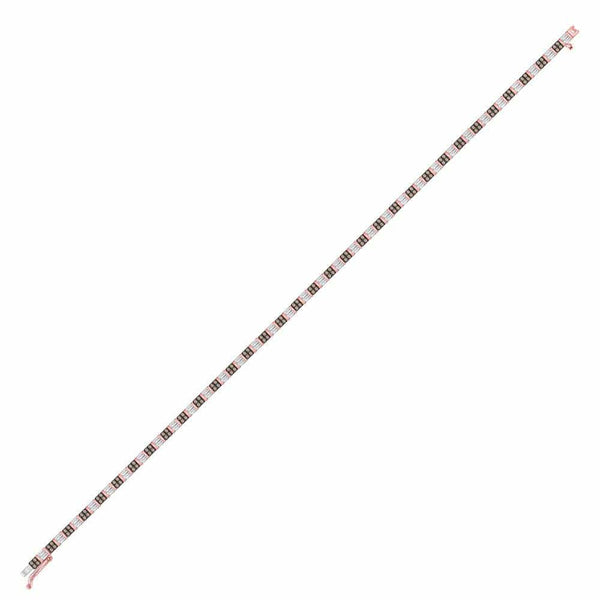 rose gold diamond tennis bracelet