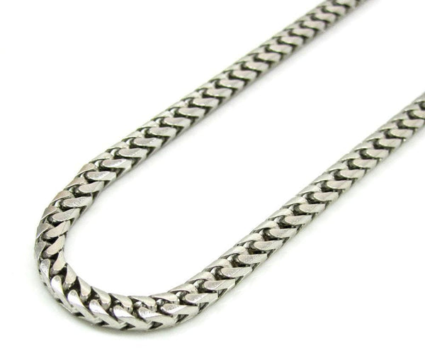 white gold franco chain