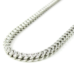 white gold franco chain 3mm