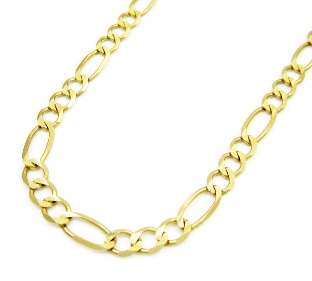 Men's Necklace Men's Chain Necklace 5mm Figaro Link 