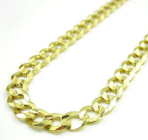 14K Yellow Gold 4.3MM Cuban Curb Chain Necklace