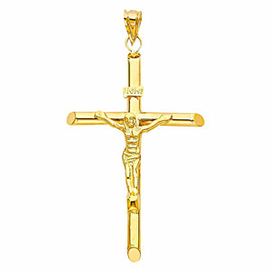 gold cross pendant necklace