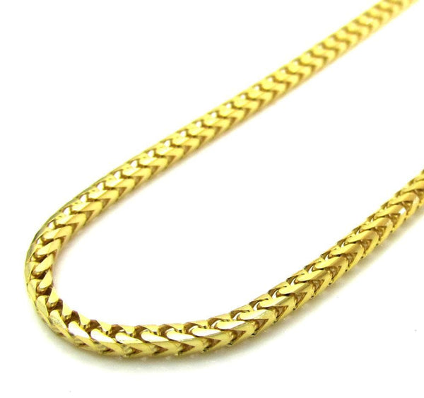 Gold Diamond Cut Franco Chain