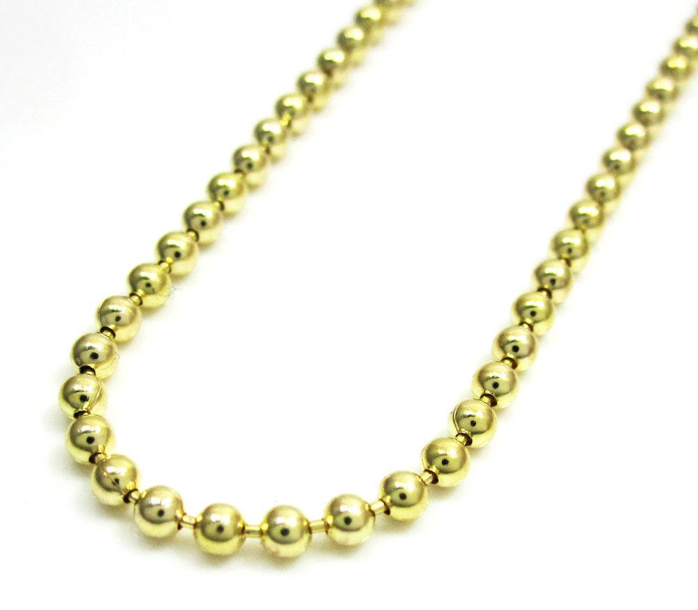 Men's 14K Solid Gold Dog Tag Necklace