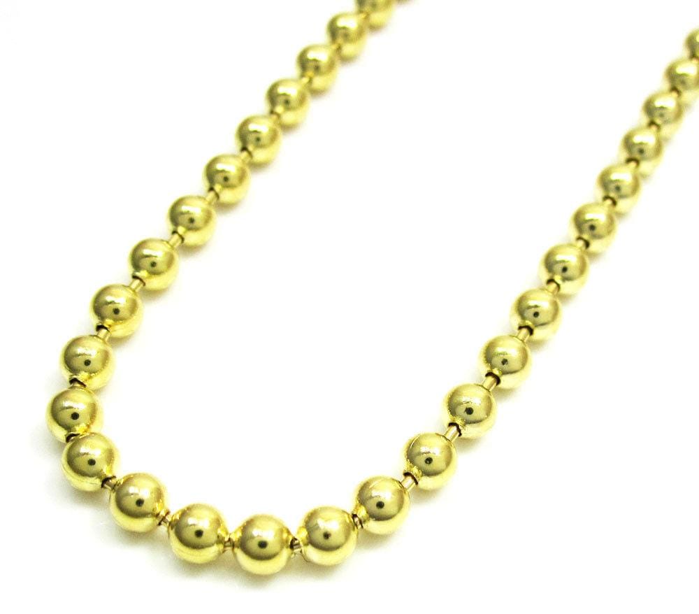 10K Gold Cuban Chain, 10kt Gold Chain, Real Gold Chain, 2mm 2.5mm