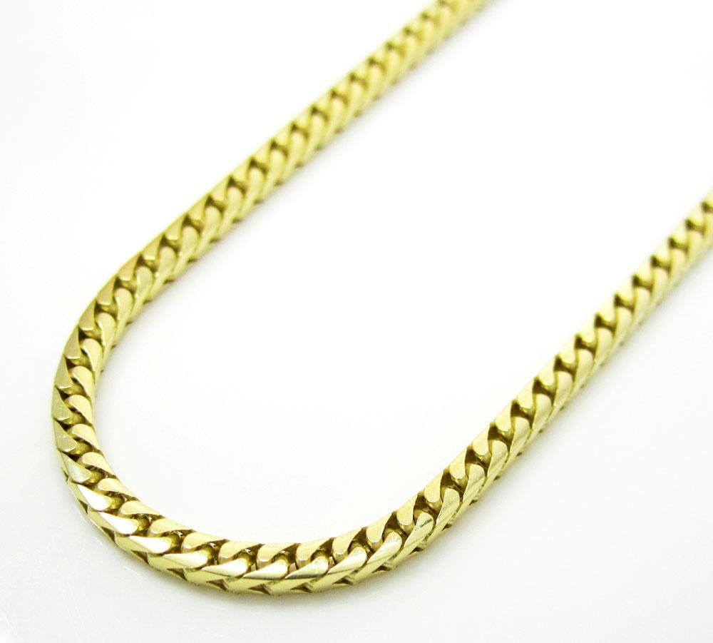 2.2mm 14k Yellow Gold Parisian Wheat Chain Necklace - Black Bow Jewelry  Company