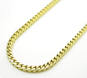 Gold Diamond Cut Franco Chain