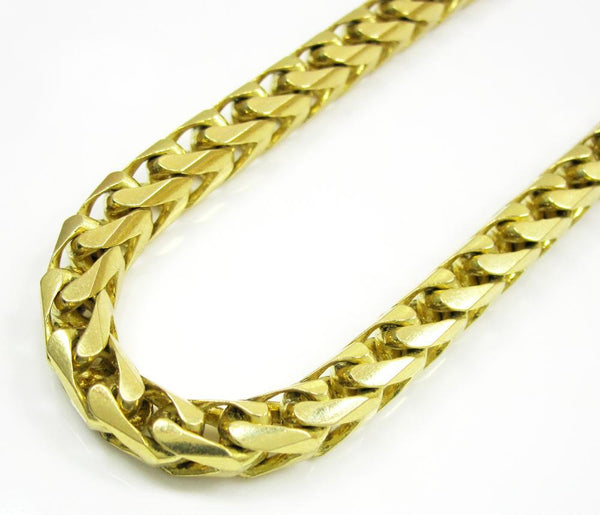 solid gold franco chain