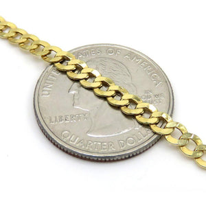 5.5MM 10K Yellow Gold Hollow Cuban Chain, Chain, Jawa Jewelers, Jawa Jewelers