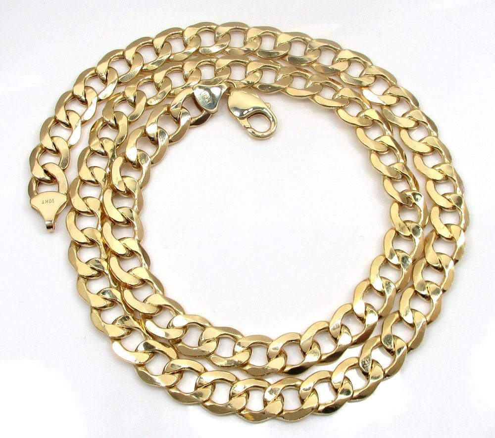 Necklace 14k used lightly gold Cuban link top chain