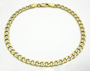 4.5MM 10K Yellow Gold Hollow Pave Cuban Chain, Chain, Jawa Jewelers, Jawa Jewelers