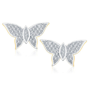 10K 0.20CT D-MICROPAVE EARRINGS 