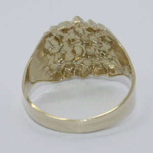 gold nugget ring