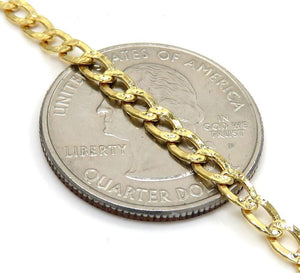 2.5MM 10K Yellow Gold Hollow Pave Cuban Chain, Chain, Jawa Jewelers, Jawa Jewelers