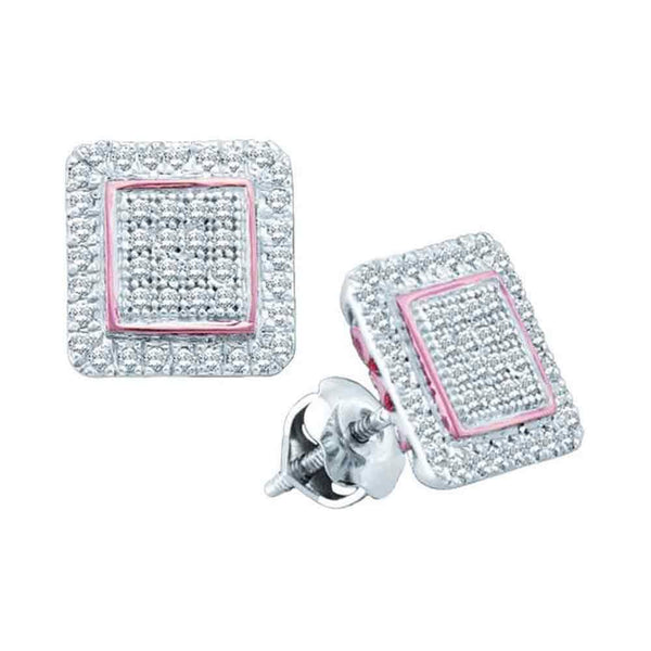 Diamond two-tone Stud Earrings