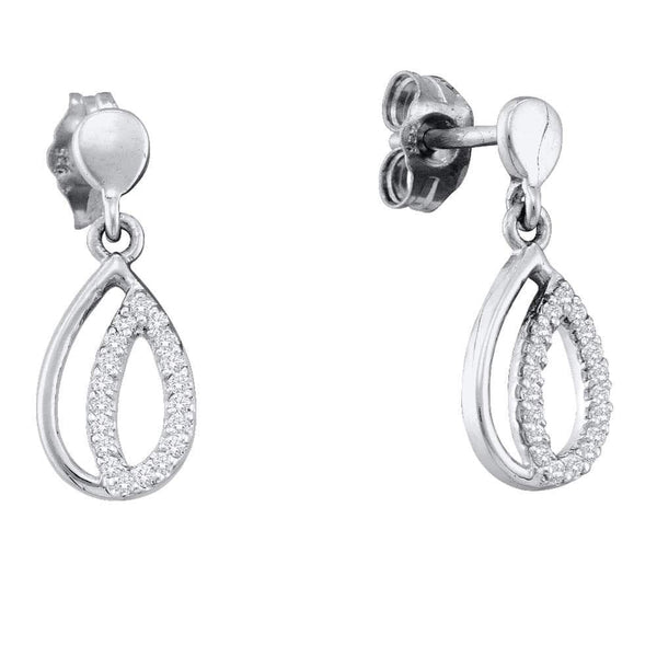 Diamond Teardrop Earrings