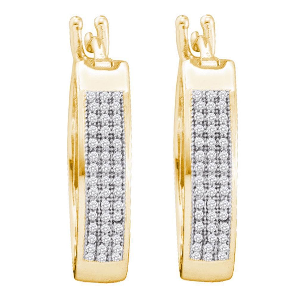 hoop earring diamond