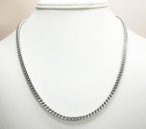 18 inch White Gold Chain