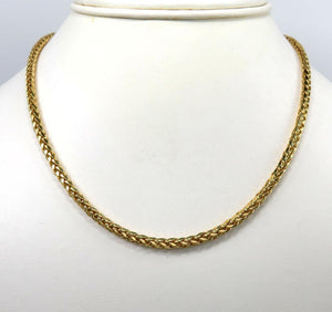 18 inch gold franco chain