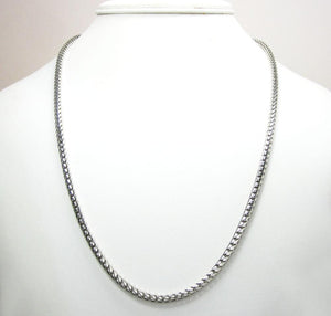 20 inch White Gold Chain