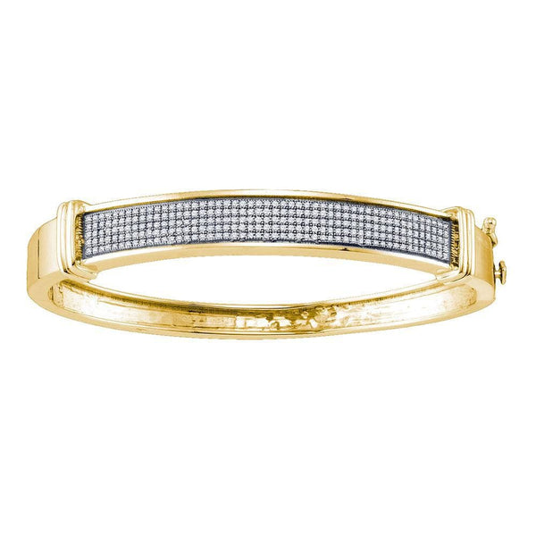 two tone bangle bracelet