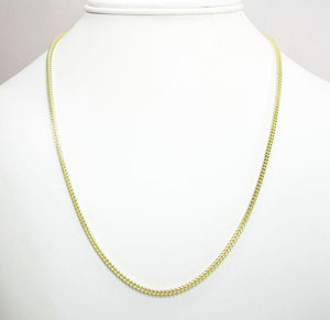 18 inch Yellow Gold Franco Chain