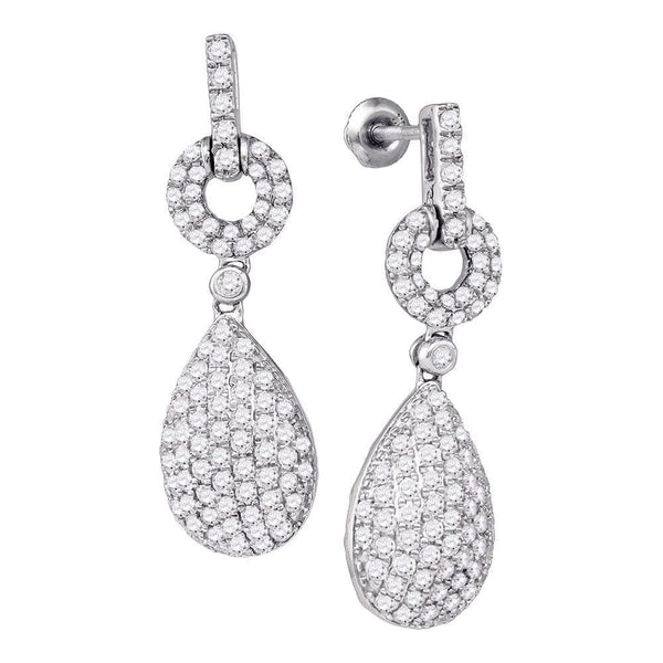 Diamond Teardrop Earrings