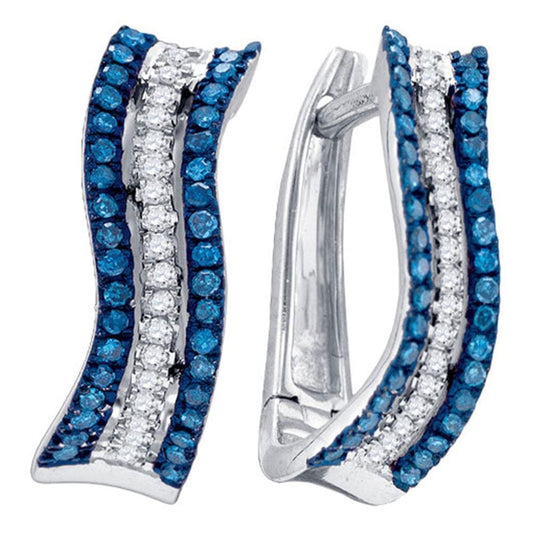 real diamond hoop earrings