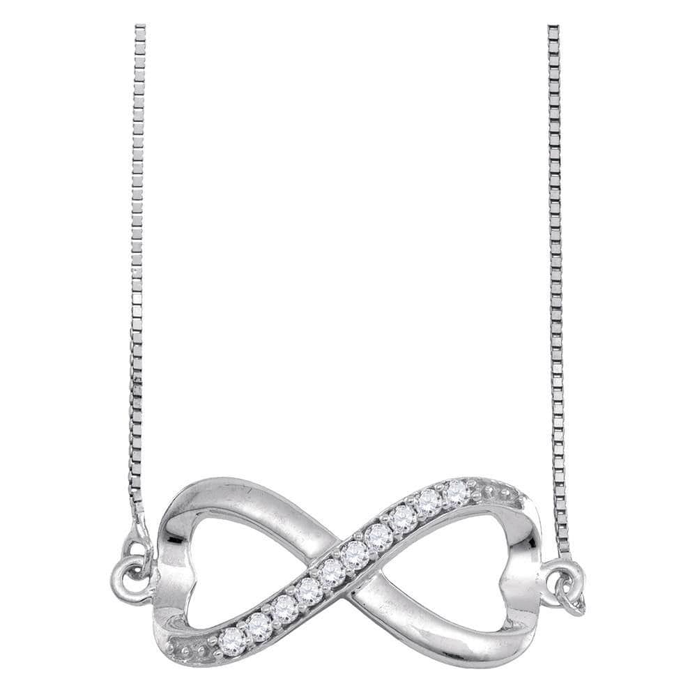 Dripping Infinity Diamond Chain White Gold - 6 ICE