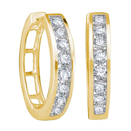 hoop earrings diamond