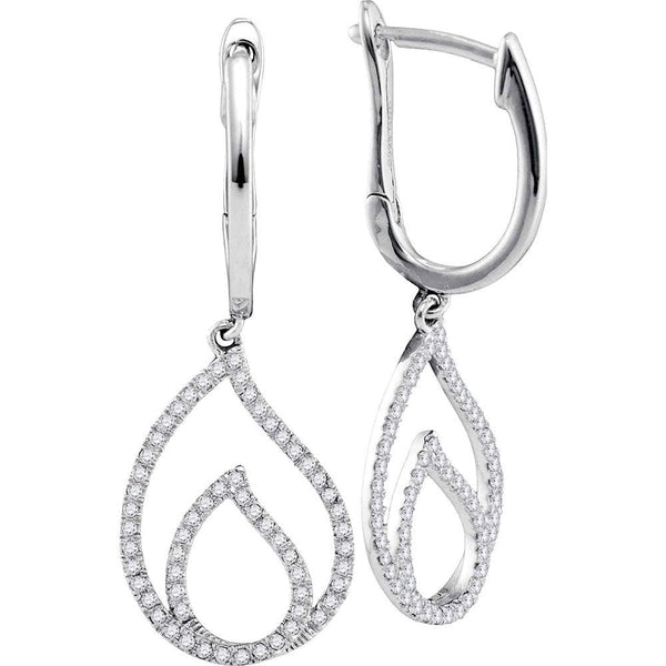 Diamond Teardrop Earrings