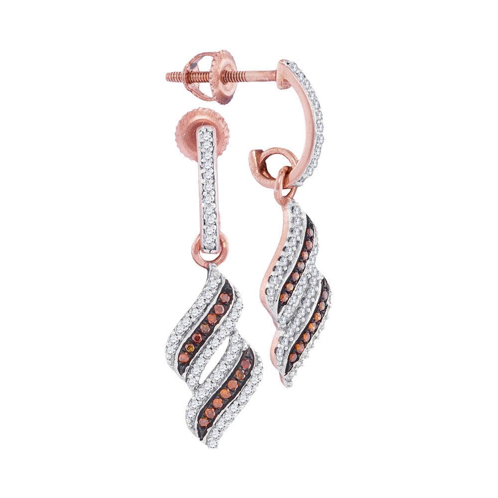 Diamond Cascade Dangle Earrings