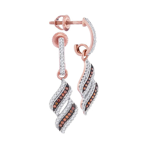 Diamond Cascade Dangle Earrings