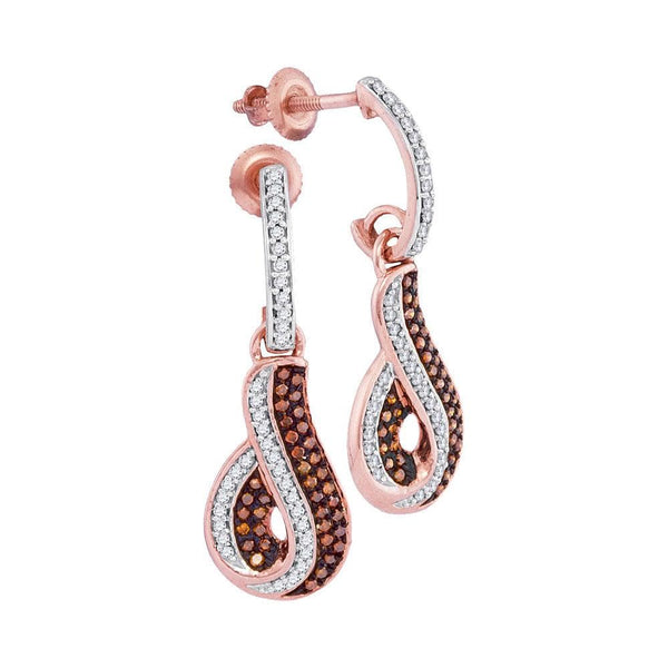 Red  Diamond  Earrings