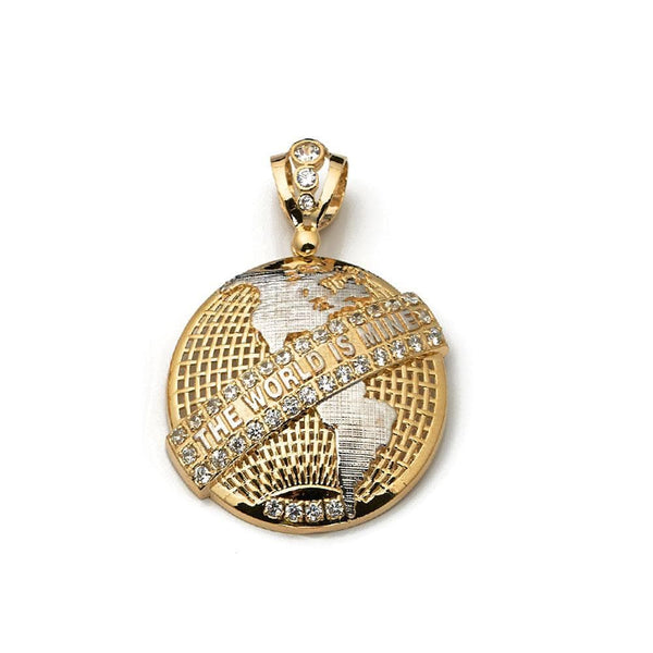 gold globe pendant